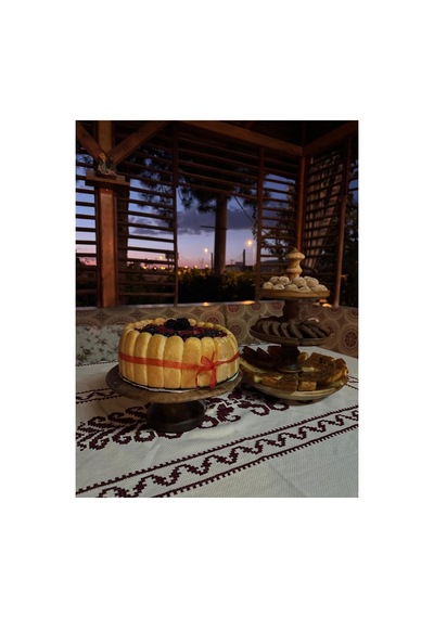 Ahşap Sunum Pasta Vs. Kahverengi - 906338470