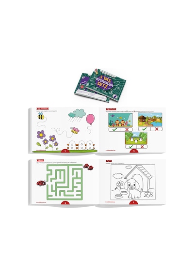 Çocuk Akademi 3 yaş 4 yaş etkinlik seti