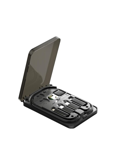 Essager 6in1 60w Type C, Micro Ve Apple Uyumlu iPhone  Lightning Kablolu, Dönüştürücü, Sim Aparatlı Seyahat Seti