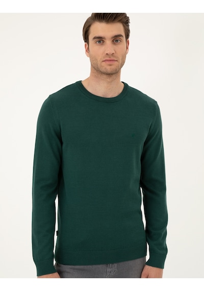 Pierre Cardin Erkek Yeşil Kazak /triko 50296575-vr054 Yeşil