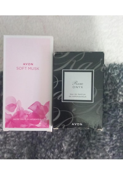Avon Soft Musk Kadın Parfüm Edt 50 Mlve Avon Rare Onyx Kadın Parfüm Edp 50 Ml. Misk - Vanilya