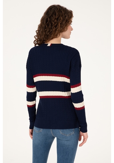 U.S. Polo Assn. U.s. Polo Assn. Kadın Lacivert Kazak /triko 50309548-vr033