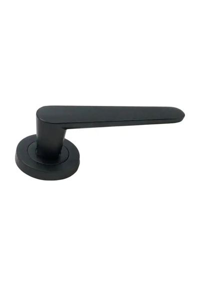 Sese Evin Modeli Rozetli Wc Kapı Kolu Siyah 200-243r-02-02