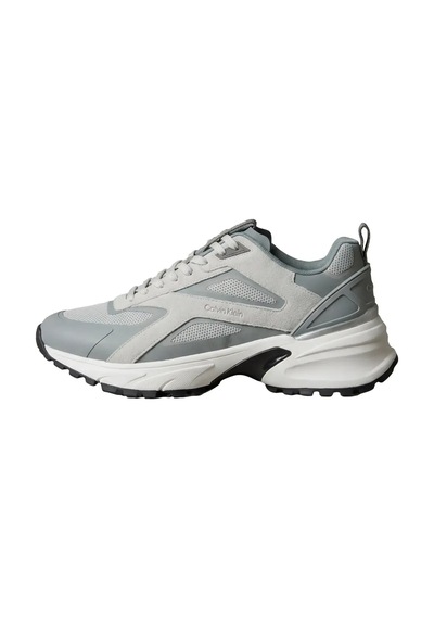 Calvin Klein Hıke Runner Ck Strıp, 0g4 Gri Erkek Spor Ayakkabı