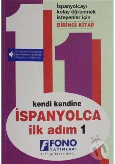 İspanyolca İlk Adım 1 CD'li - Kutulu- Fono Yayınları