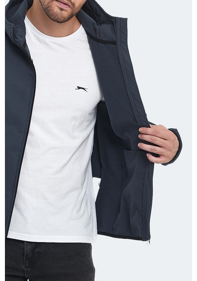 Slazenger Rangı Erkek Kapüşonlu Antrasit Mont & Kaban Antrasit