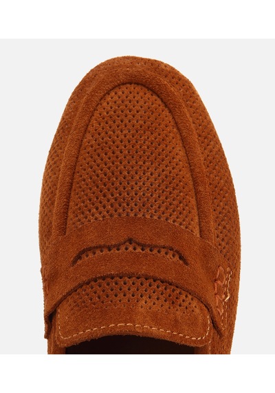 Hotiç Kadın Süet Derii Taba Yumuşak Dokulu Günlük Loafer 01ayh322290a430 01ayh322290a430