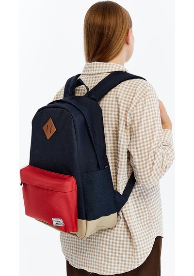 Freecamp Daypack Limited Sırt Çantası-lacivert-kırmızı Siyah - Kırmızı