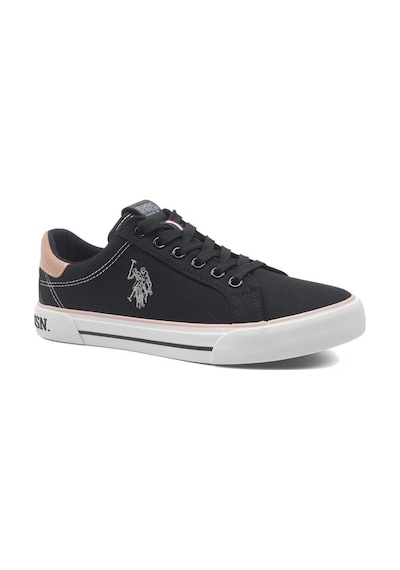 U.S. Polo Assn. U.s.polo Assn.rachel 6fx Siyah Keten Comfort Casual Spor Ayakkabısı Siyah