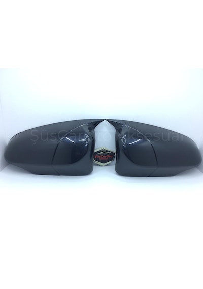 Toyota Uyumlu Yaris 2012-2015 Batman Yarasa Ayna Kapağı Piano Black Abs