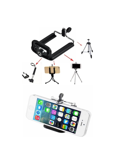 Gplus Gp140 Tüm Aksiyon Kamera Tripod Monopodlarıyla Uyumlu Telef Çok Renkli