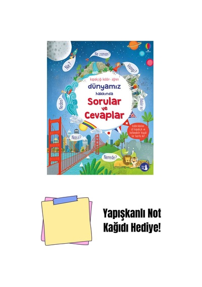 Dünyamız Hakkında Sorular Ve Cevaplar Ciltli + Yapışkanlı Not Kağıdı