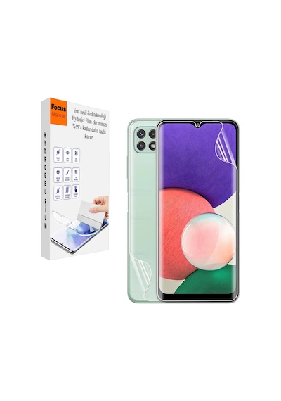 Samsung M12 Kırılmaz Cam Ön Ve Arka 2in1 Özel Kesim Hydrogel Film