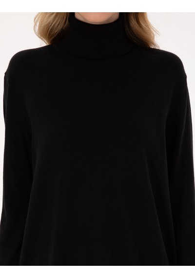 Pierre Cardin Kadın Siyah Kazak /triko 50316385-vr046 Siyah