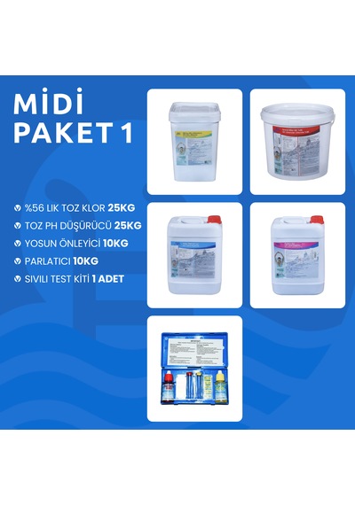 Havuz Bakım Seti Midi Paket 1
