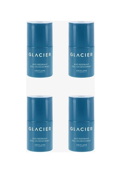 Glacier Anti Perspirant Roll-on Deodorant 50ml 4'lü Set