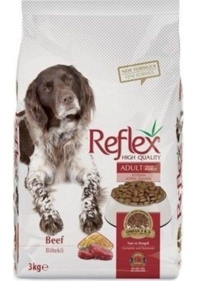 Reflex High Energy Biftekli Yetişkin Köpek Maması 3 KG
