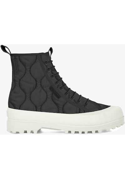 Superga 2644 Alpina Quilted Nylon Kadin Gri Bot S7128xw-a1y-sp Gri