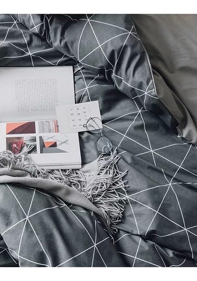 Pandora Nevresim Takımı Tek Kişilik Gri 160 220 0