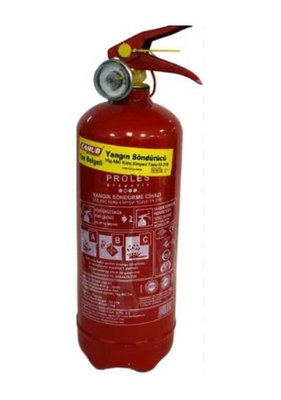Carub Tse Belgeli Yangın Söndürücü 1 KG