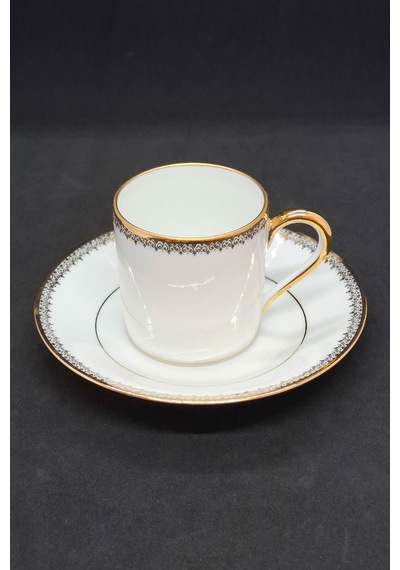 Cafes J Ladoux Fransız Porselen Kahve Fincanı 80 Ml Kahverengi