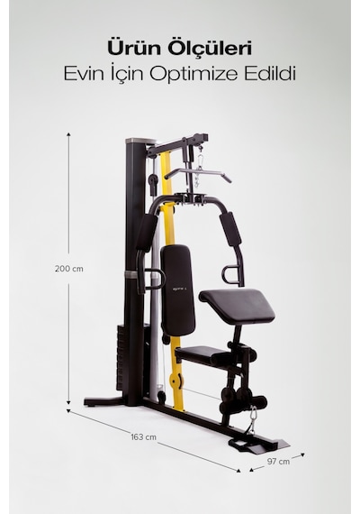 Proforce Emh07- Tek Kişilik Çok Fonksiyonlu Ayarlanabilir Ağırlık Çalışma İstasyonu