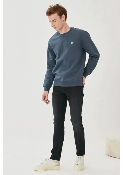 Lee Luke Slim Fit Düşük Bel Denim Esnek Jean Kot Pantolon Siyah