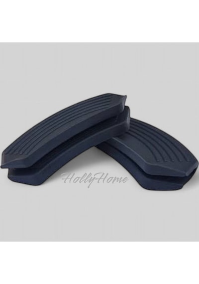 2 Adet Silikon Tencere Tava Tutacağı Yanmaz Yapışmaz Tutamaç Set 9 X 4 Cm Siyah Silikon Çok Renkli Diğer