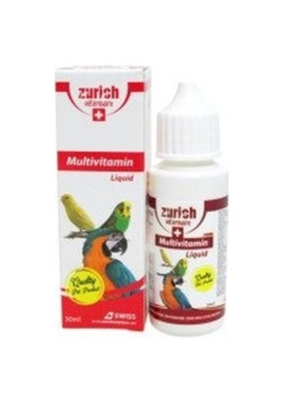 Zurich Kuşlar için Multivitamin 30  Ml