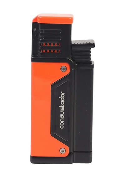 Conquistador Tek Torch Pürmüz Turuncu Siyah Delicili Metal Puro Çakmağı Cnq-032