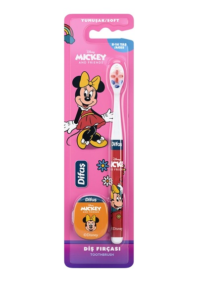 Difaş Minnie Mouse Diş Fırçası 8-14 Yaş - 4 Adet Tarı