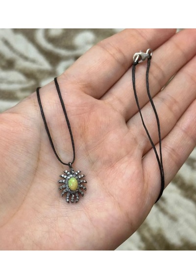 Allahverdi Türkmen Opal Elmas Kolye 095