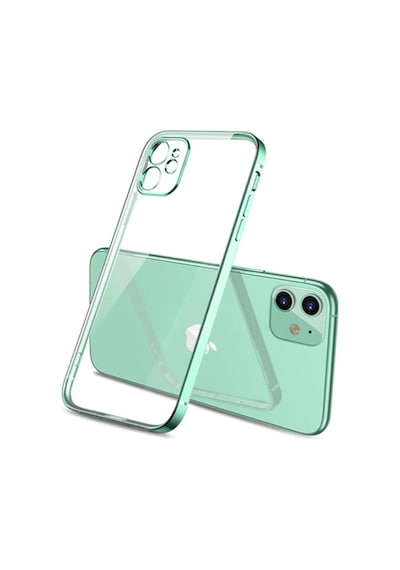 Apple Uyumlu iPhone 11 6.1Inç Renkli Kenar Seffaf Kilif Kamera Korumali Silik 389584903