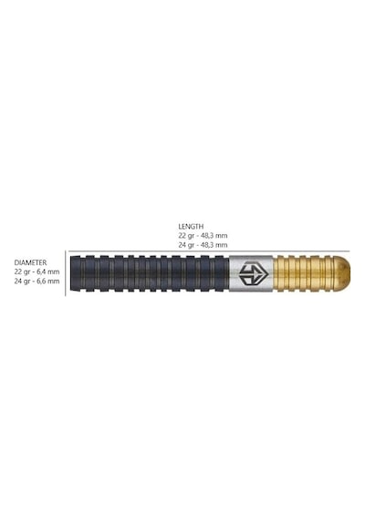 Unicorn Ross Smith - Two Tone % 90 Tungsten Çelik Uçlu Dart Oku
