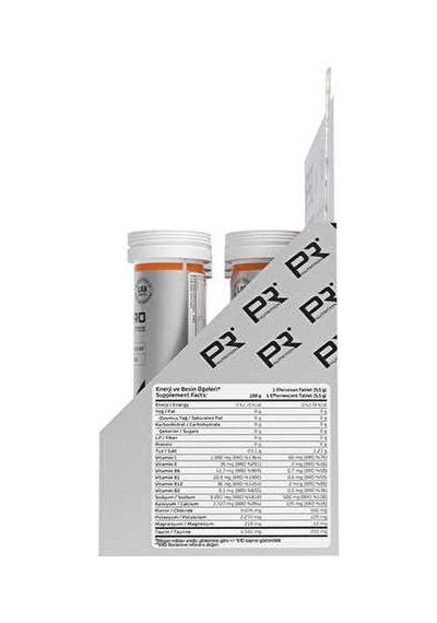 Pr Nutrition Hydro + Electrolytes 15 Efervesan Tablet 6'lı Kutu - Portakal