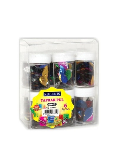 6 Renk Yaprak Pul 12 Paket
