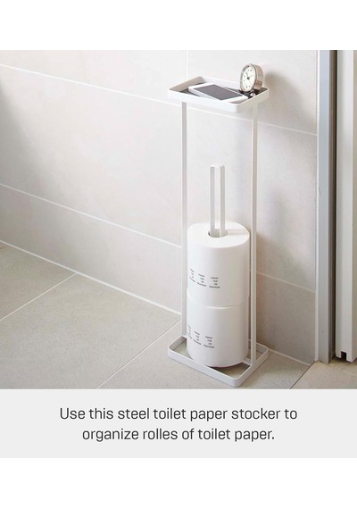 I Tower Tuvalet Kağıdı Tutucu, Metal, Beyaz, Tek Boy Diğer