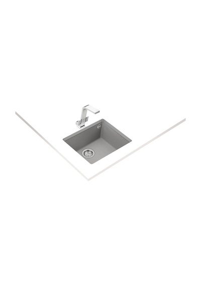Teka Square 50.40 Tg Tek Hazneli Tegranite+ Eviye - Stone Grey - 115230021