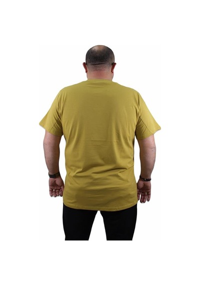 Starbattal Büyük Beden Basic Tişört 11100 Limon Sarı