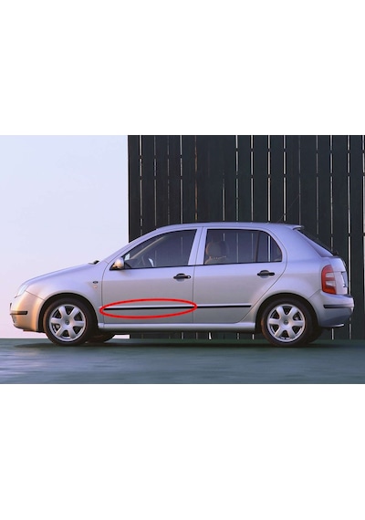 Skoda Fabia MK1 2000-2008 Sol Ön Kapı Bandı Çıtası 6Y0853515