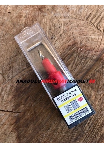 Özs Havşa Açma Ucu 3mm Matkap Uçlu Havşa Açma Uç