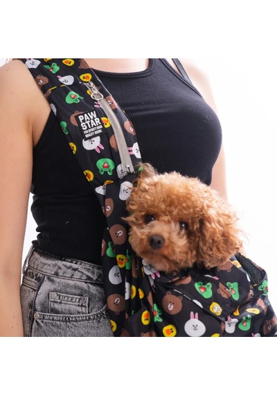 Pawstar Osaka Smile Crossbody Küçük Irk Köpek Çapraz Taşıma Çantası