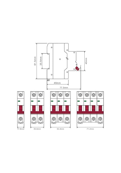 Mutlusan Mts06-1032b 1x32a 6ka B Tipi Otomatik Sigorta