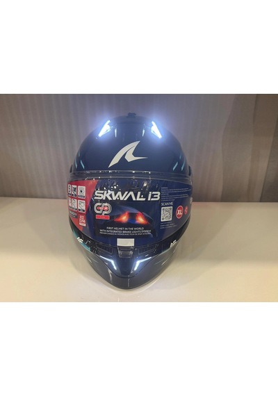 Kask Shark Skwal İ3 Lıght-blur Siyah/mavi/yeşil Siyah Mavi Yeşil
