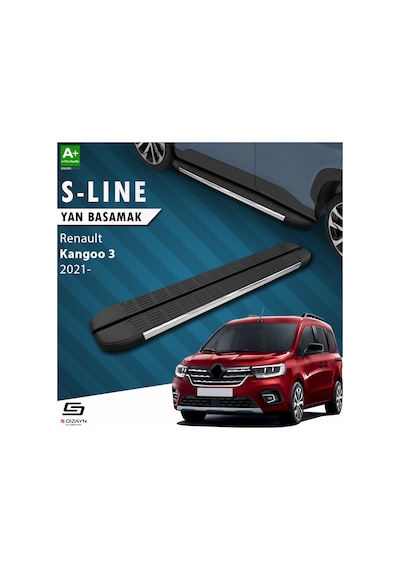 S-dizayn Renault Kangoo 3 S-line Krom Yan Basamak 193 Cm 2021 Üze