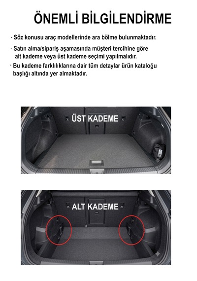 Alfa Romeo Junıor Benzin / Elektrikli Alt Kademe 2024 + Araça Özel 3D Bagaj Havuzu