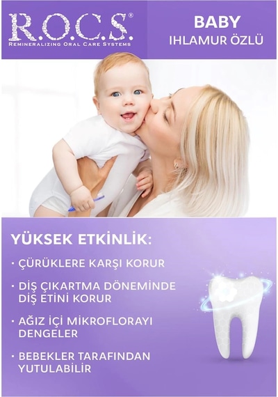 R.o.c.s. Baby 0-3 Yaş Ihlamur Özlü Diş Macunu 35ml