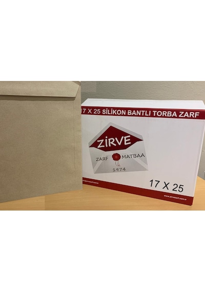 Torba Zarf 17x25 90 Gam I.Kraft Silikonlu 1000 Adet