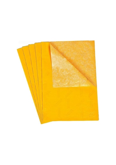 Artlantis Sarı Karbon Kağıdı A4 5 Adet 21x29,7 Cm Kopya Kağıdı Transfer Kağıdı Renkli Karbon Kağıdı