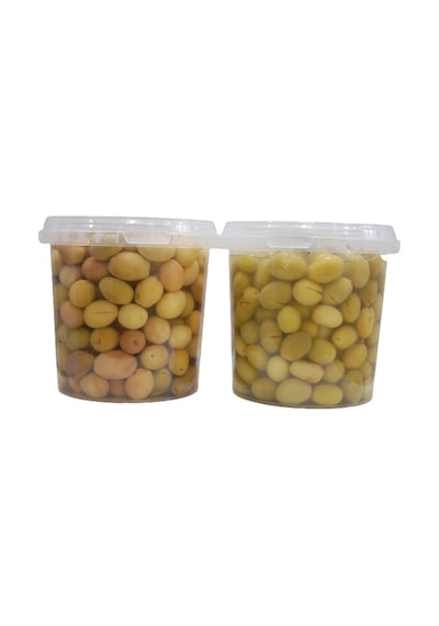 Sadıcım Çizik 650 Gr + Kırma 650 Gr Yeşil Zeytin Pet Kavanoz